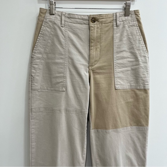 Banana Republic Authentic Patchwork Chino Barrel Leg Size 0 - Picture 5 of 13